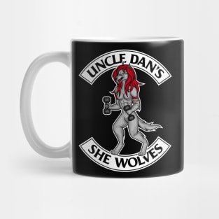 Fire Red She Wolf Mug